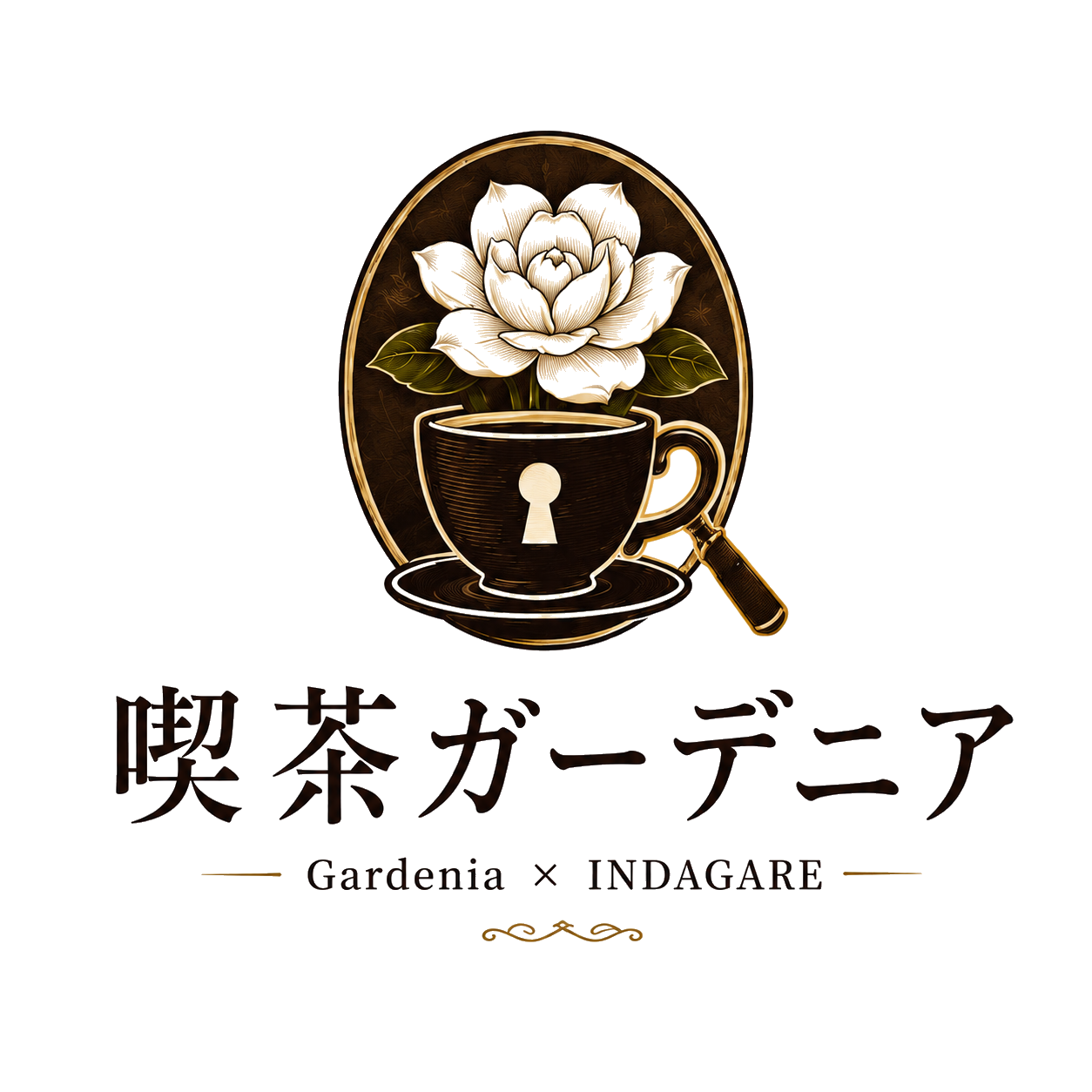 喫茶ガーデニア ロゴ